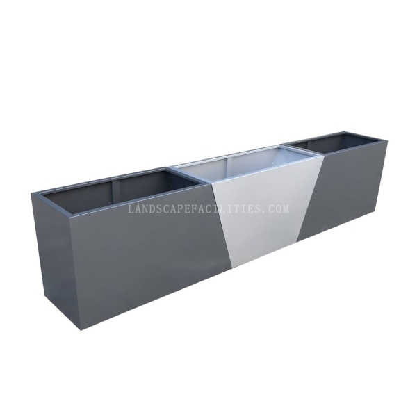 Rectangle Garden Assembly Planter Box Garden Steel Metal Galvanize Customized High Vegetable Raised Box Outdoor Boxes