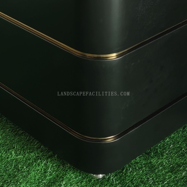Large Garden Raised Bed 25cm Depth Outdoor Stainless Steel Pots Factory Planter Customized Metal Rectangular Planters Boxes